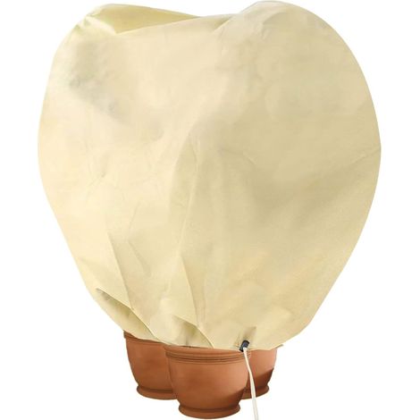 Housse d'hivernage, housse de protection pour plantes d'extérieur à utiliser en hiver (180 x 120 cm)