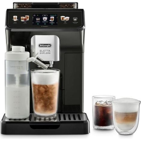 De'Longhi Eletta Explore Macchina da Caff� Superautomatica Espresso 1,8 L, 19 Bar, 1450 W, Grigia, Modello ECAM 450.65.G (1/4)