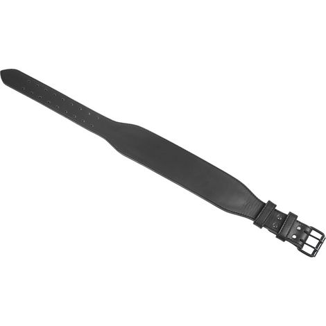 Ceinture d'haltérophilie extensible et ajustable avec soutien et protection lombaire pour hommes et femmes, idéale pour le soulevé de terre et les squats (noire). (1/5)