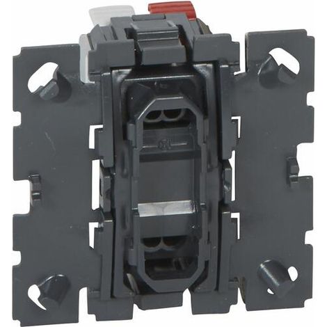 Legrand – Poussoir composable électrique – Capacité 6A – Mécanisme lumineux avec enjoliveur adapté – Norme NF