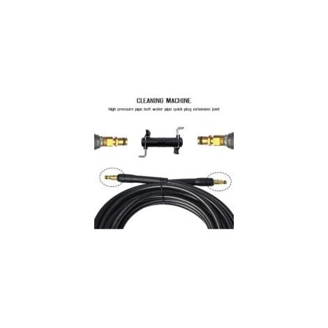 Adaptateur de Joint Connecteur d'extension Tuyau Nettoyage d'eau Nettoyeur Haute Pression Compatible avec Karcher K2 K3 K4 K5 K6 K7
