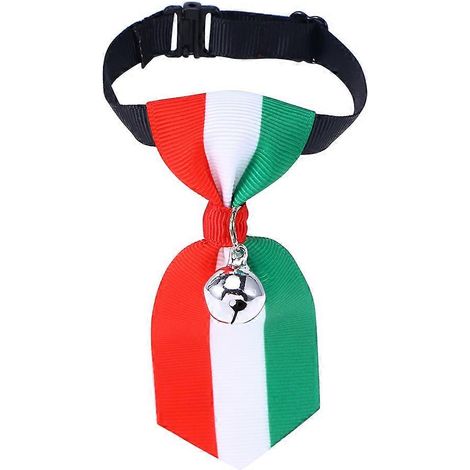 Collar/corbata ajustable para perro pequeño con cascabel, 3 unidades, para Navidad (1/5)