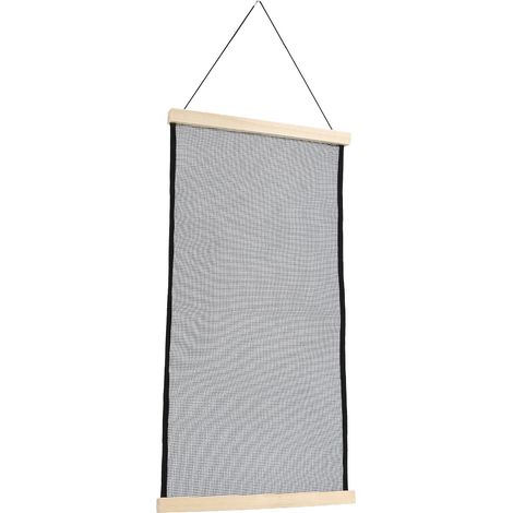 Cadre mural de rangement pour boucles d'oreilles, présentoir à bijoux spacieux, fixation murale, cadre photo en bois naturel blanc, teinte bois clair. (1/5)