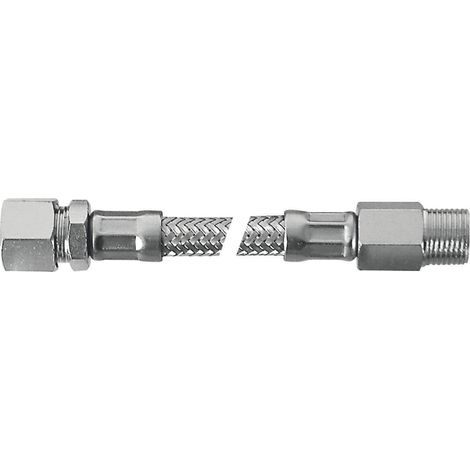 SCELTO DA DESIVERO Flessibile Flex inox att.bicono d.10 mp1/2"l.400 codice prod: DSV04763 (1/2)