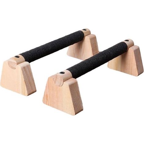 Supporti extra - 2 pezzi - Resistenti e durevoli - Barre per calisthenics antiscivolo - Per ginnastica, fitness e bodybuilding - 25 x 9 x 3 cm (1/5)