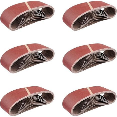 75 x 533 mm Schleifbänder, Schleif- und Polierpapier (120er Körnung) für Bandschleifer (5 Stück). (1/5)