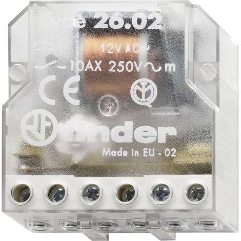 Relè a impulso Incasso Finder 26.08.8.230.0000 2 NA 230 V/AC 10 A 2500 VA 1 pz.