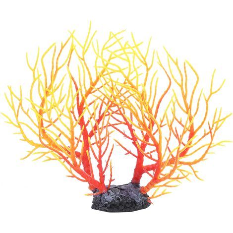 Künstlicher Korallenbaum, Nachbildung aus Kunststoff, Aquarium-Dekoration, Fischbecken-Ornament (1/5)
