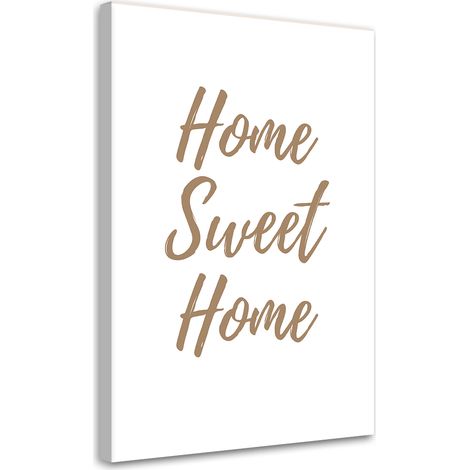 Tableau sur toile Home Sweet Home 60x90 (1/5)