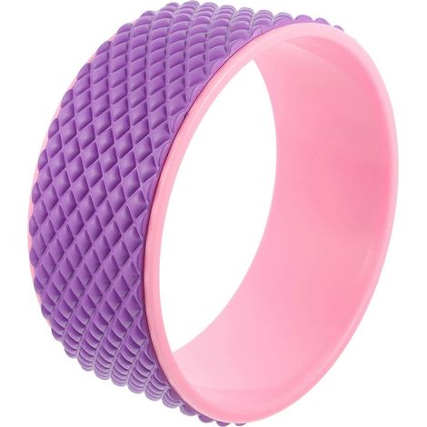 Roue de yoga pour flexion arrière, pour une utilisation fitness, comprend 2 roues de yoga en plastique. (1/5)