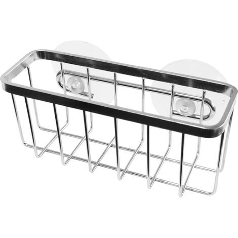 Porta spugna da cucina in acciaio inox, cestello per lavello, staffa di stoccaggio, antiruggine, impermeabile, scolapiatti. (1/5)