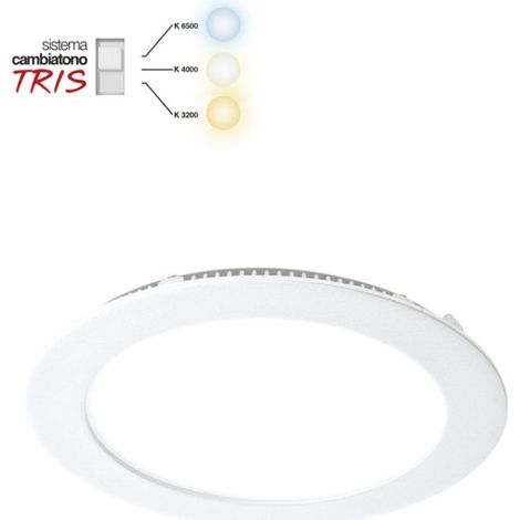 Faro Incasso Led 20W Tricolor