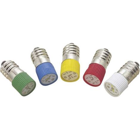 Barthelme 70113192 Luce di segnalazione a LED Bianco E10 6 V/DC, 6 V/AC 21 mA 2.2 lm