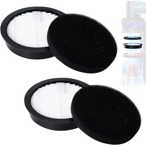 Filtre Hepa de rechange pour aspirateur sans fil Laresar Elite 3, 2 filtres, 2 éponges, durable et lavable (1/5)