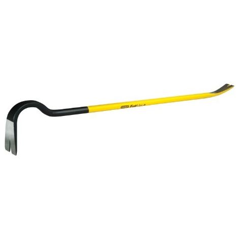 Stanley – Pied-de-biche 90 cm – Acier à ressort traité – Conception légère pour démolition – Zone de frappe plane – Bordure rectifiée (1/8)