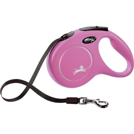 Correa para Perro Flexi NEW CLASSIC 5m Rosa Talla S