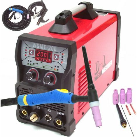 SCHWEIßGERÄT WELDMEISTER 13975 WIG AC/DC 200 Puls - TIG INVERTER PULSFUNKTION (1/4)