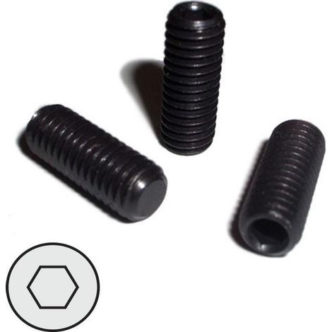 esparrago roscado huella allen din-913 metrica m-8 largo 55mm