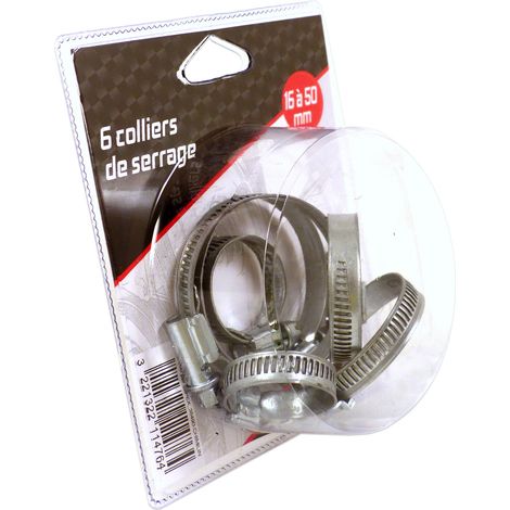 6 Collier de Serrage 16 a 50mm (1/2)