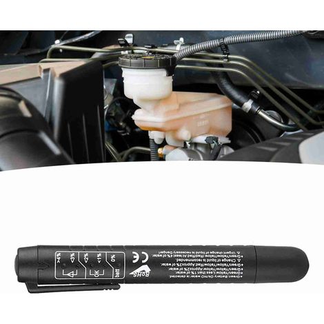 Stylo Testeur de Liquide de Frein à 5 LED pour DOT3/4/5 - Outil de Diagnostic Auto