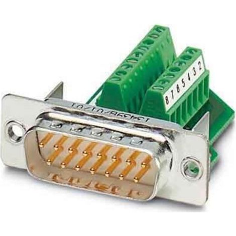 Phoenix Contact VS-15-ST-DSUB/16-MPT-0,5 1688078 D-SUB Stecker 180 ° Polzahl: 15 Schrauben 1 St. (1/2)