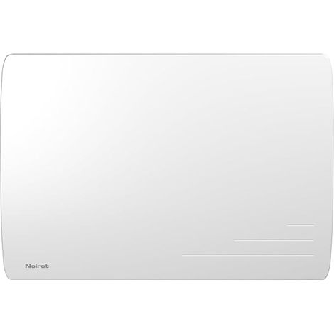 Radiateur à inertie sèche céramique NOIROT Indigo horizontal 1000W blanc