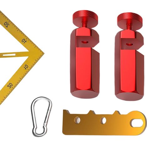 Serre-joint à 90 degrés Précis Ergonomique Multifonctionnel Précis gabarit de menuiserie pour Menuiserie, Fabrication d'Armoires, Assemblage Cadres, Amélioration Habitat, Meubles, (1/5)
