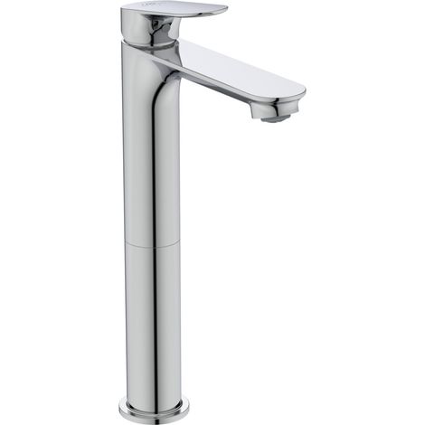 Ideal Standard Alero miscelatore lavabo, altezza bocca 240 mm, rubinetto a risparmio idrico, particolarmente resistente, con piletta di scarico – Cromo (48 x 175,5 x 294 mm) (1/4)