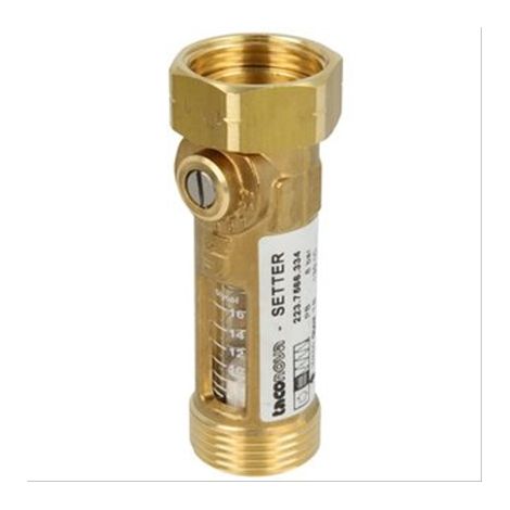 Vanne de réglage et fermeture Taconova Setter FM1'', 4-16L/min, 4,76Kvs