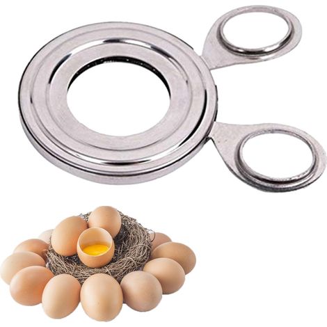 Eierschneider aus Edelstahl, Eieröffner, Eierschäler, Eierschere, Eierschalenentferner, Küchenhelfer (1/5)