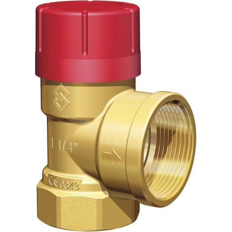 Válvula de seguridad flamco Préscor negro 3 cuarto diseño funcional