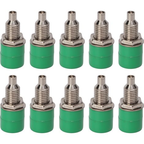 10 Bornes de raccordement M5 2.5mm, isolation fiable, flexible, résistant, capacité de surcharge élevée, douille de panneau pour usage industriel (1/5)