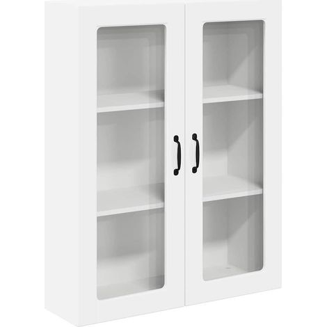Meuble mural de cuisine,Armoire de cuisine Blanc brillant 80 x 31 x 100 cm CFW88210 (1/5)