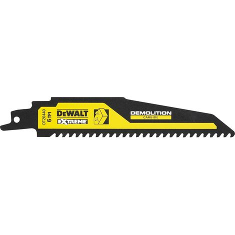 DeWalt DT2420-QZ Lama Seghetto Alternativo BIM 152mm 6TPI Legno Chiodato