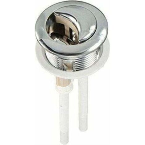 38 Mm Bouton Poussoir Double Pour Chasse D'Eau Wc Chromé Haute Pression De Pompage Accessoires Pour Toilettes Closes Tool Outils Professionnels