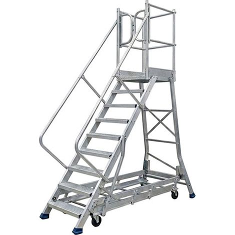 Piattaforma 8 gradini - Altezza massima di lavoro 3.60m - ESP308-PTP-R