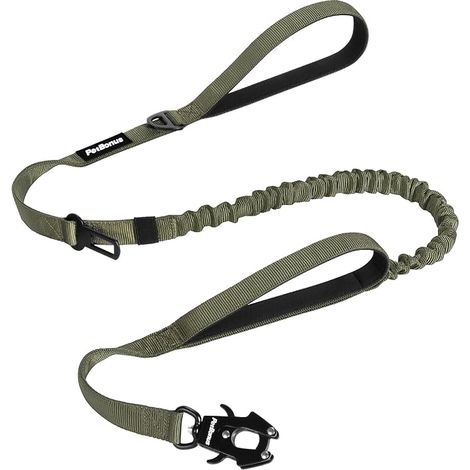 Tactical Dog Lead, Bungee Elastic Dog Lead (1/5)