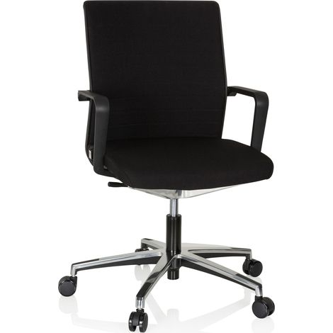 Chaise de bureau / Chaise bureau MOVE-TEC 3 D tissu noir hjh OFFICE