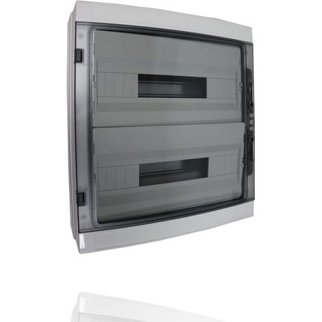 GEWISS GW40233TB - Centralino Arredo Incasso 24+2M Bianco Sportello Fume (1/7)