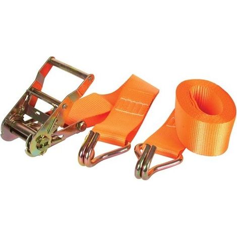 Spannband mit Ratsche + Haken - Max. 1000 kg - 4,5 m x 50 mm