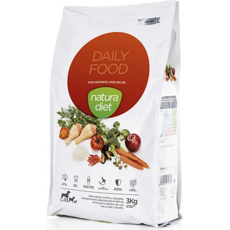 NATURA DIET ALIMENTATION QUOTIDIENNE POUR CHIEN 3 kg (1/2)