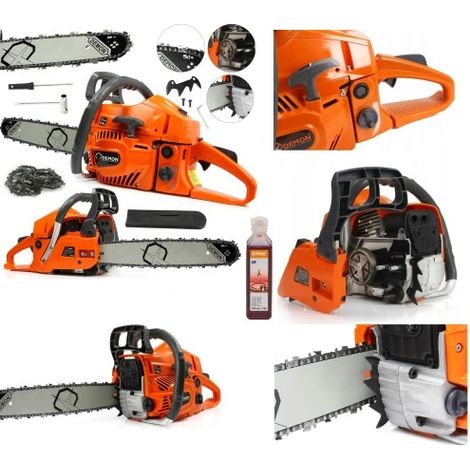 Motosega a benzina, il set più potente + olio Stihl (1/5)