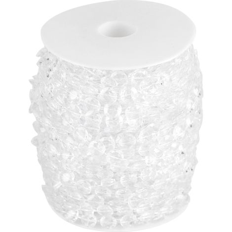 Rideau de Perles en Cristal Acrylique Diamant 30M pour Décoration de Mariage DIY (1/5)