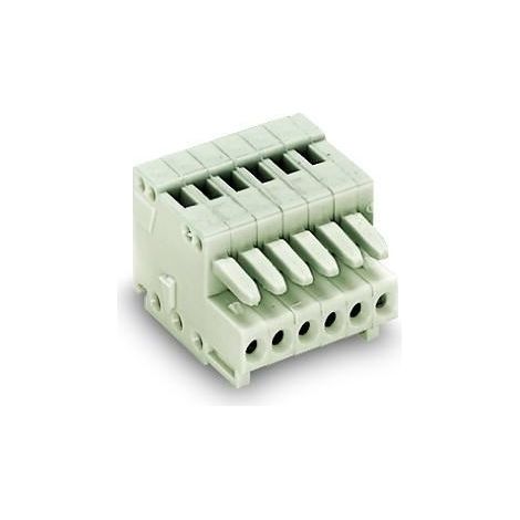 Wago Serie 733 caja eléctrica gris compacta