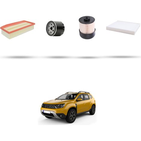 Kit tagliando 4 filtri compatibile con Dacia Duster II 1.5 Dci 66kw dal 2018 (1/5)