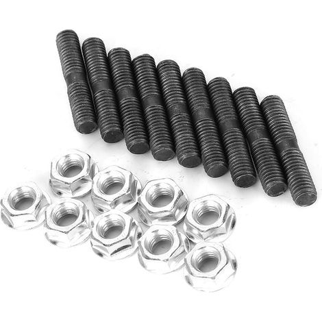 Kit de 9 écrous de blocage pour goujons de turbocompresseur, compatible avec les moteurs S13, S14, S15, SR20, T25 et T28. (1/5)