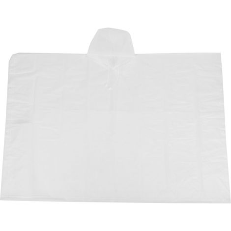 Imperméable à capuche en EVA semi-transparent, idéal pour les situations d'urgence en extérieur chez les adultes. (1/5)