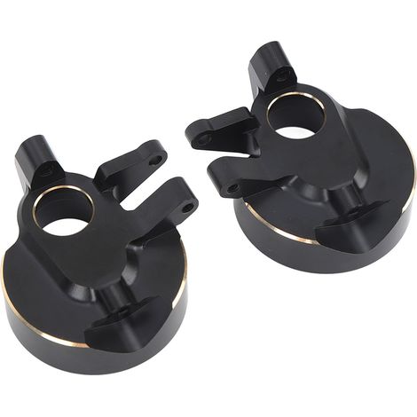 2 embouts de biellette de direction avant en laiton pour voitures RC 1/10, compatibles avec l'essieu Axial Capra SCX10 III AR45P. (1/5)