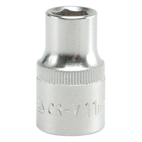 Kurze 11 mm Sechskant-Stecknuss 1/2 Zoll, CrV