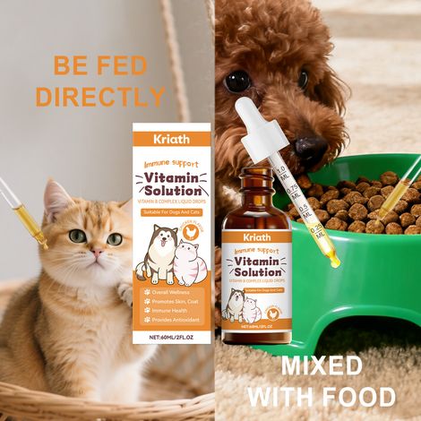 Gouttes de soin corporel pour animaux de compagnie, pour un soin quotidien doux et confortable. 60 ml (1/5)